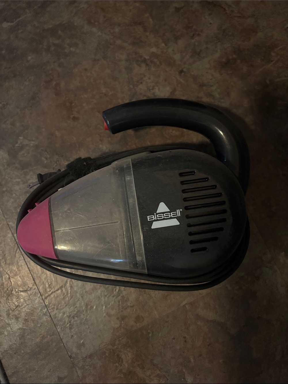 Handheld vacuum cleaner (Bissell) pet hair eraser!